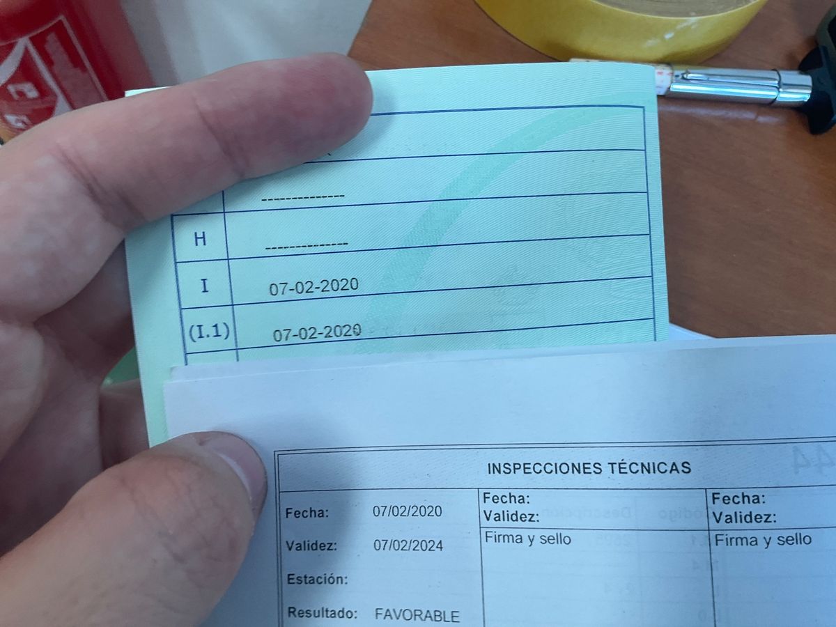 1º matriculación