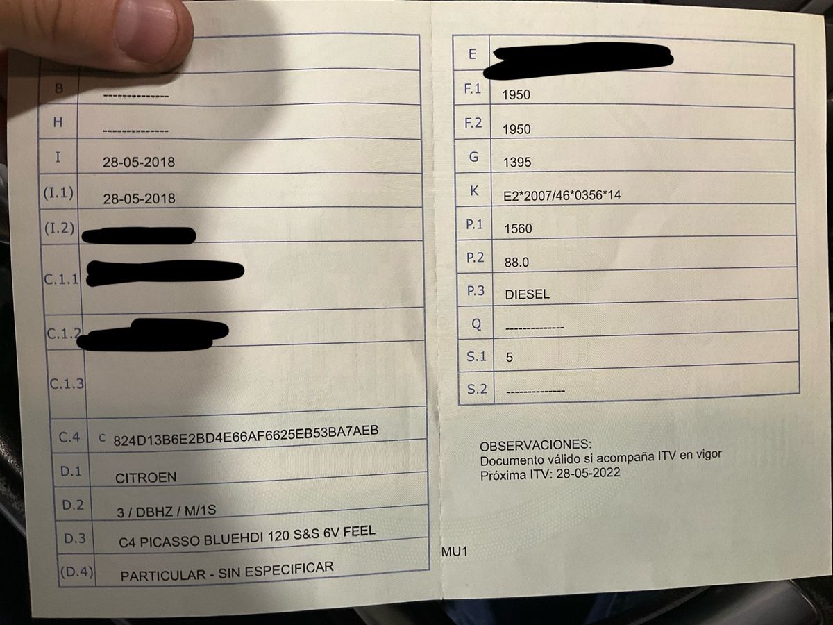 1º matriculación