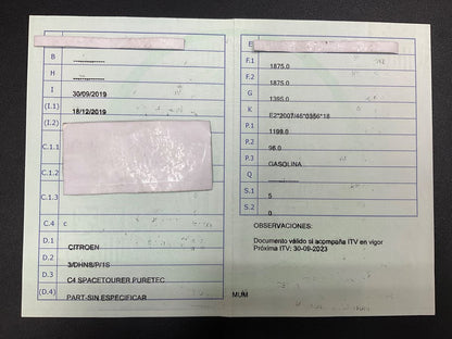 1º matriculación