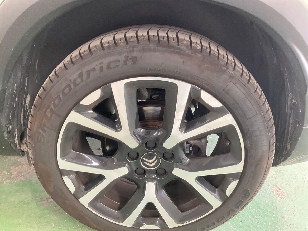 Rear left tire