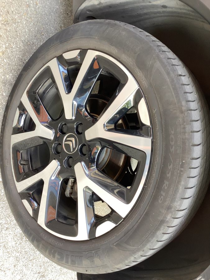 Rear left tire