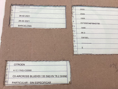 1º matriculación