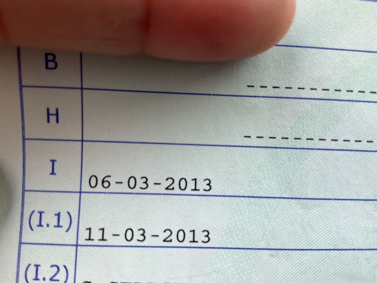 1º matriculación