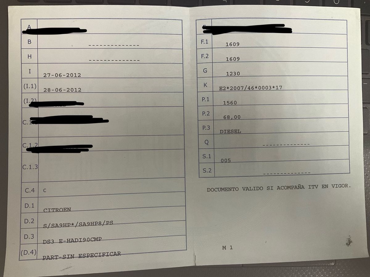1º matriculación