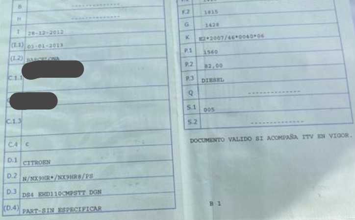 1º matriculación