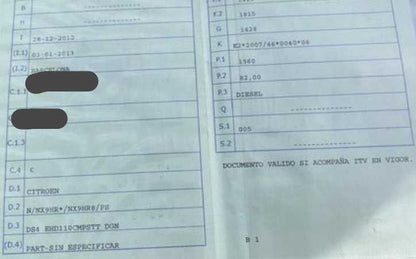 1º matriculación