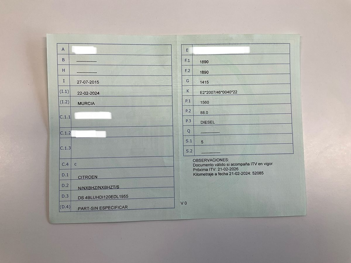 1º matriculación