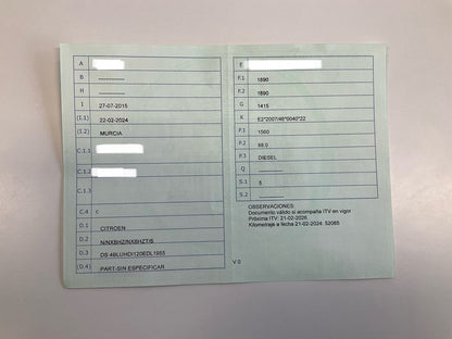 1º matriculación