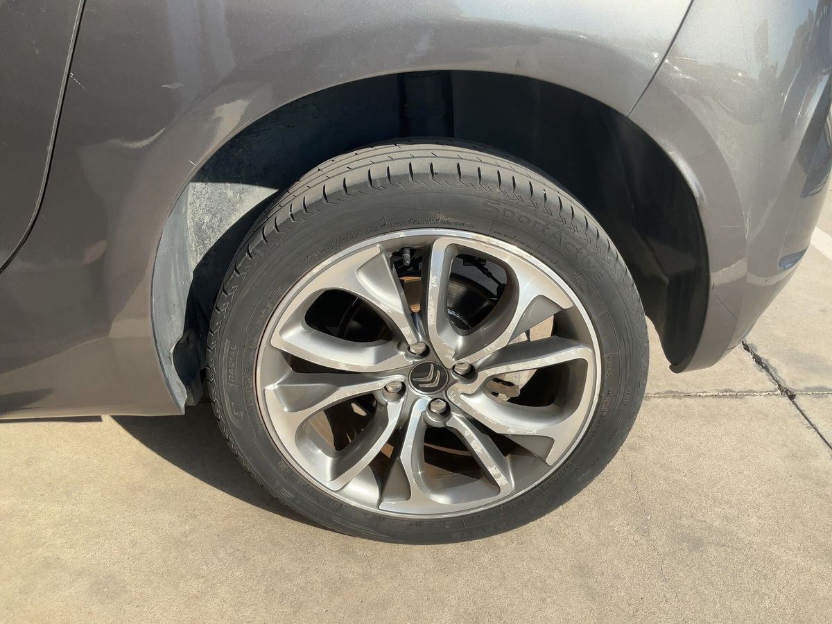 Rear left tire