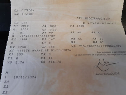 1º matriculación
