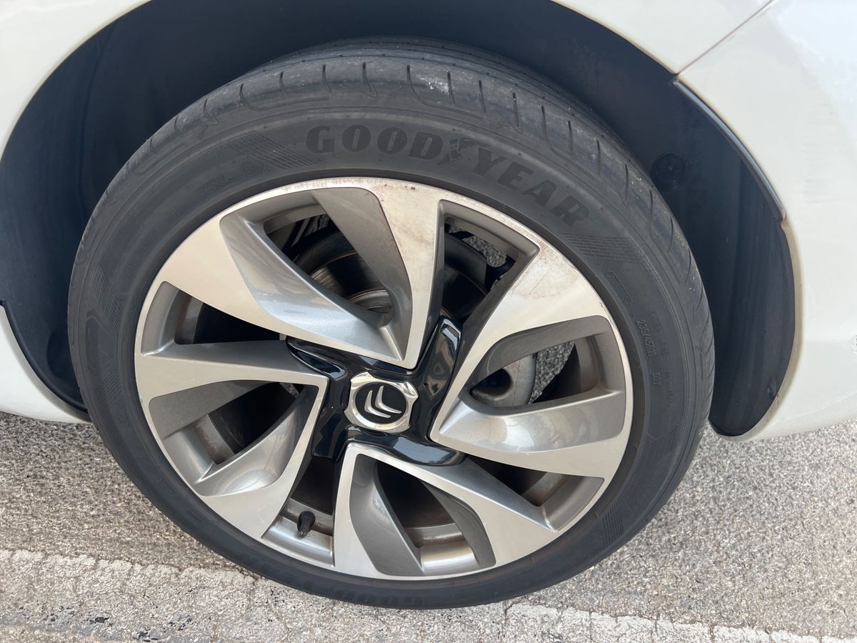 Rear left tire