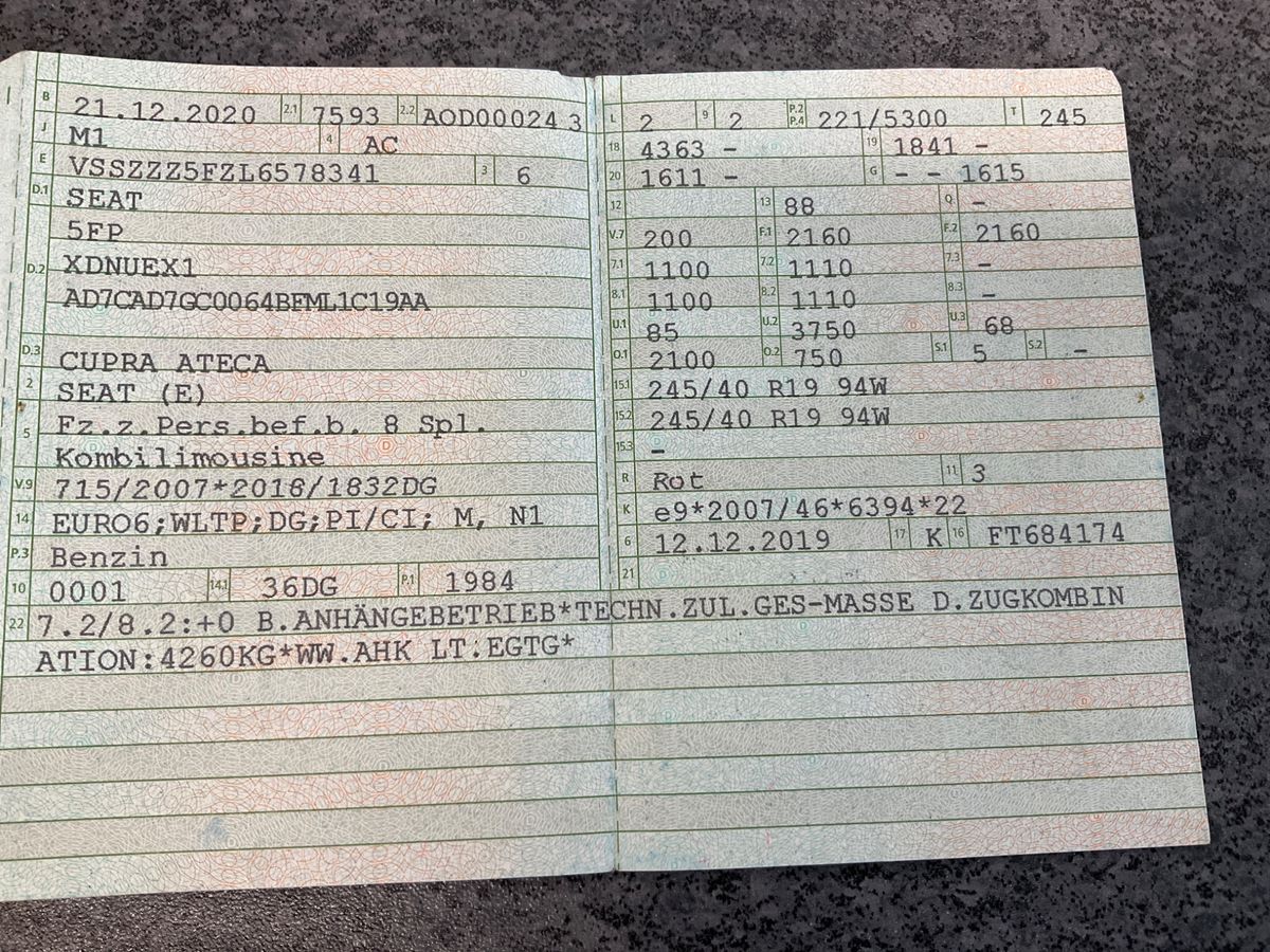 1º matriculación