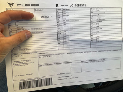1º matriculación