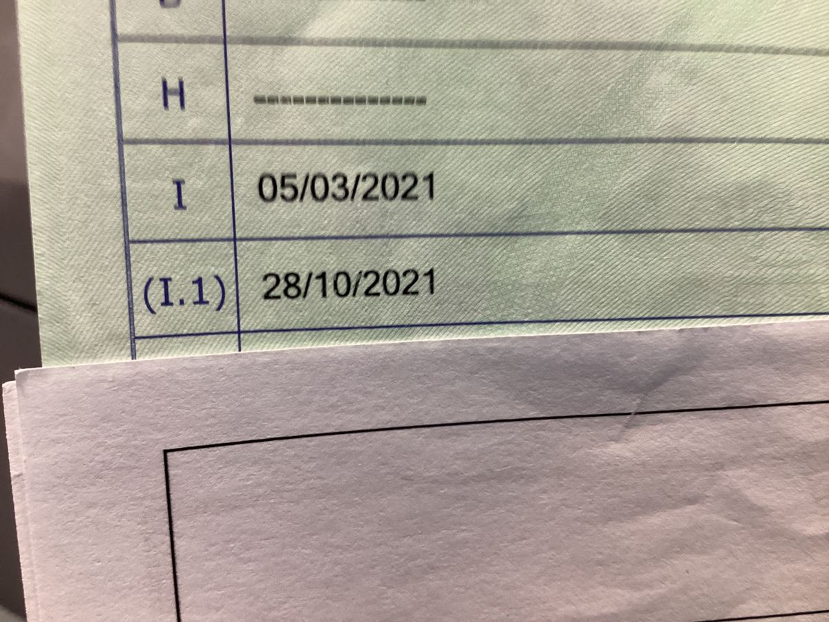 1º matriculación