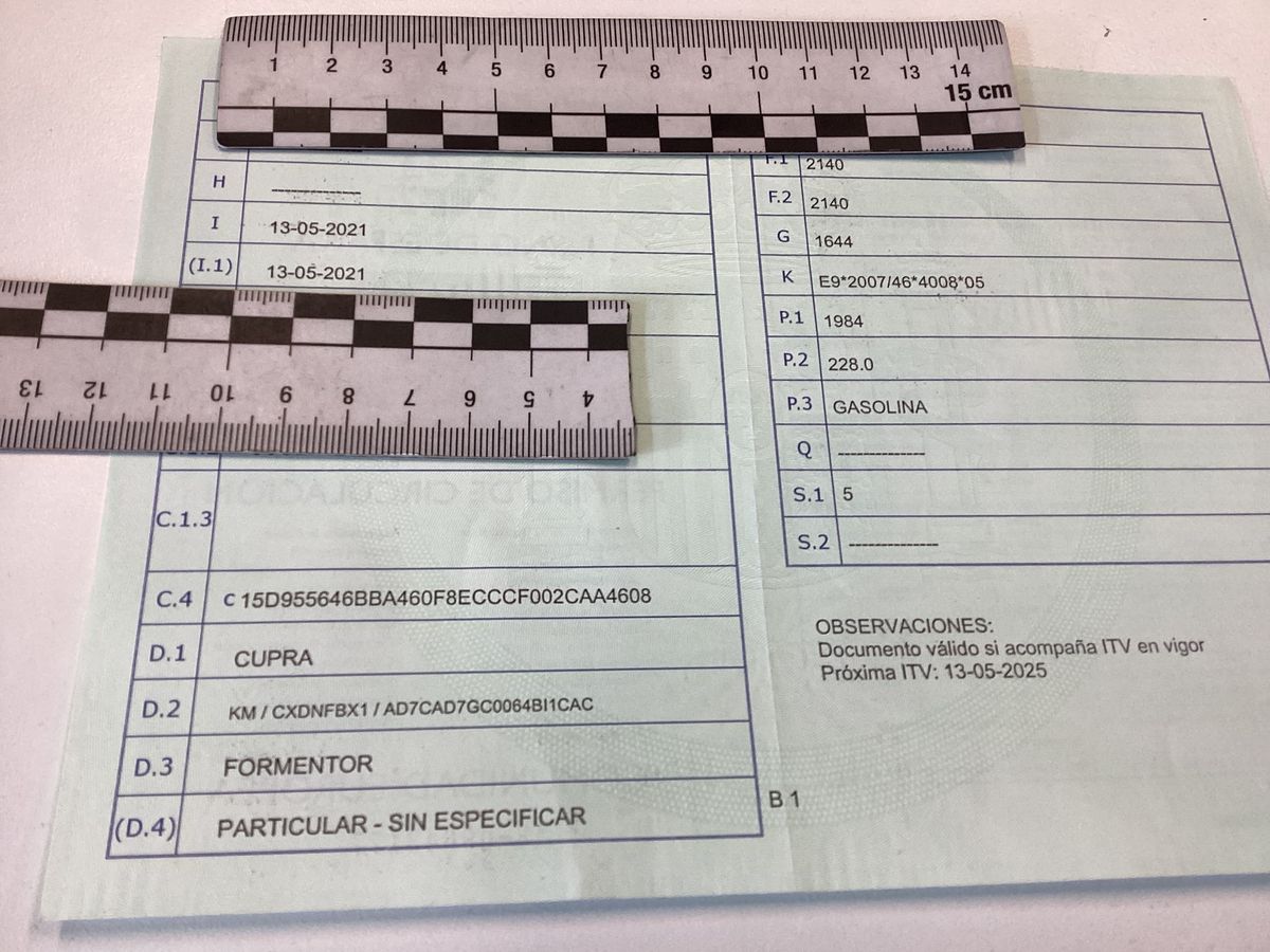 1º matriculación