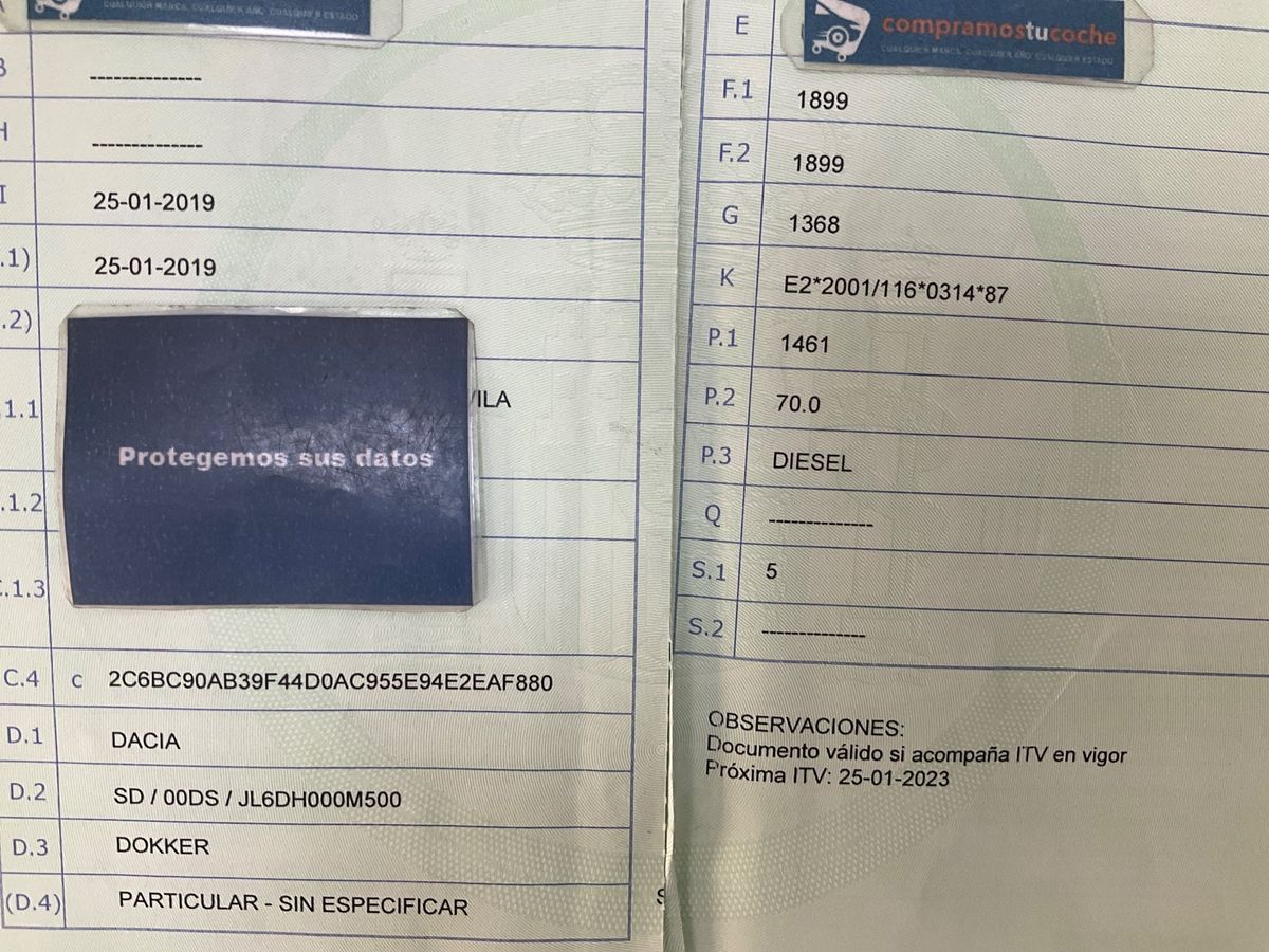 1º matriculación