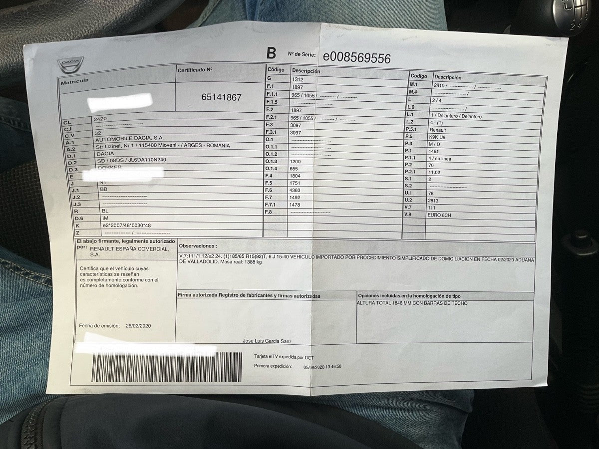 1º matriculación