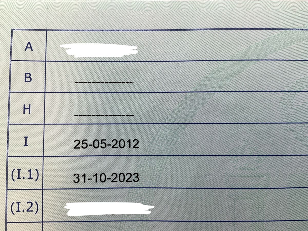 1º matriculación