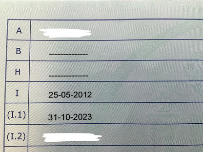 1º matriculación