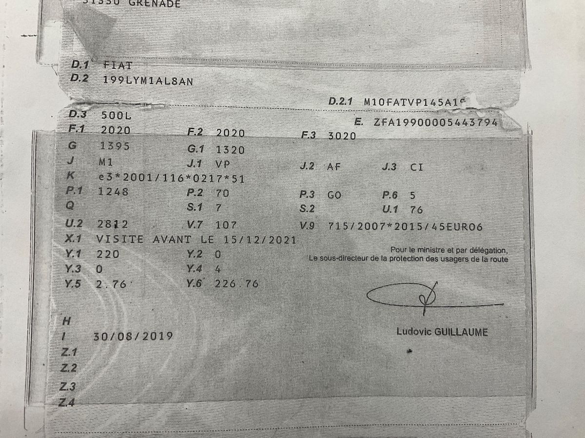 1º matriculación