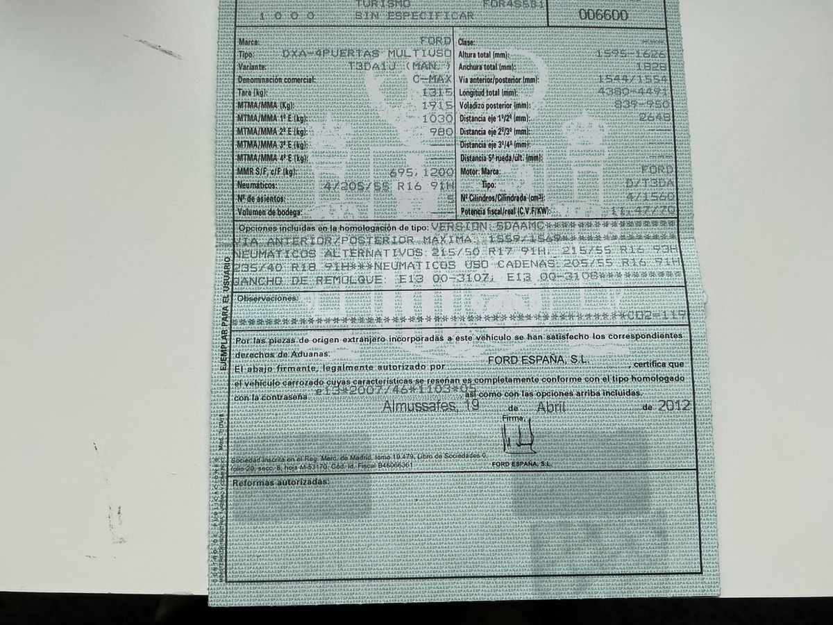 1º matriculación