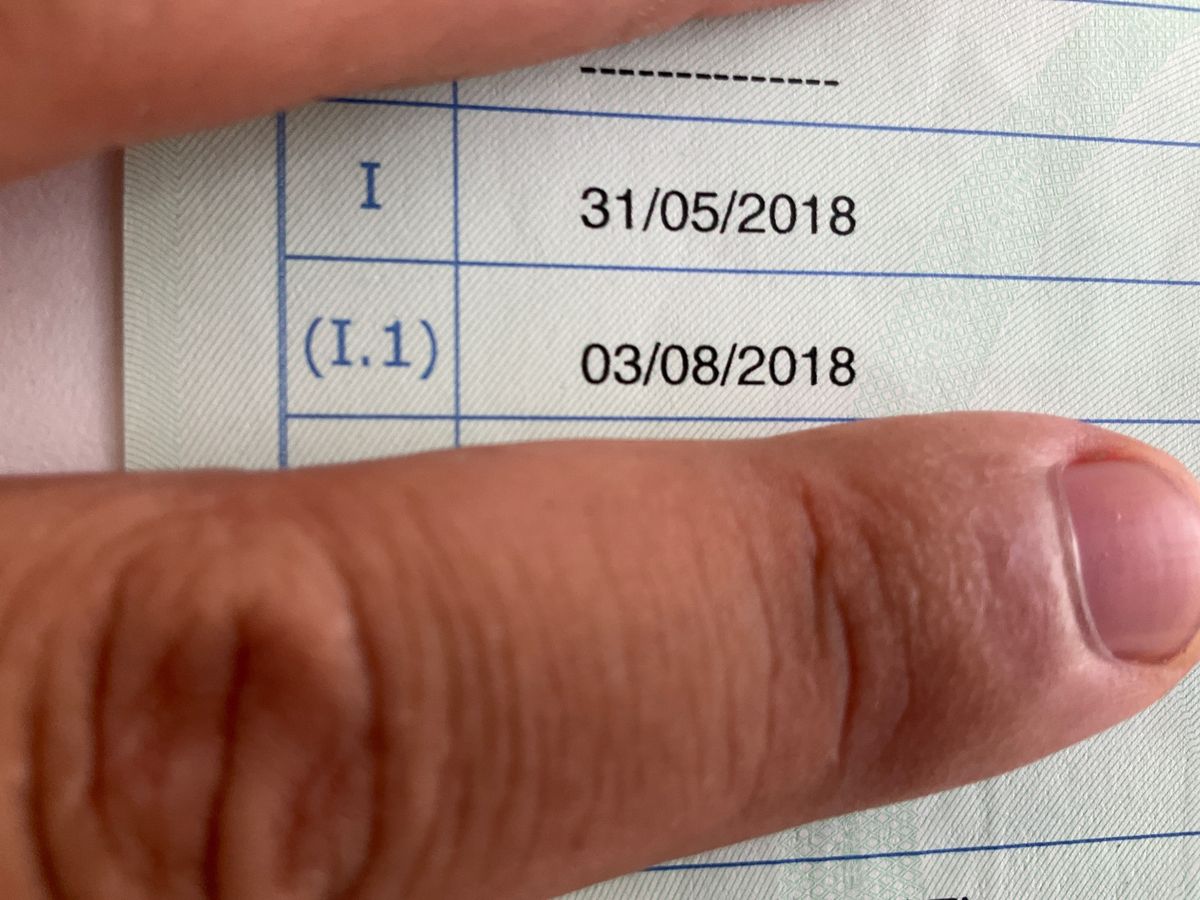 1º matriculación