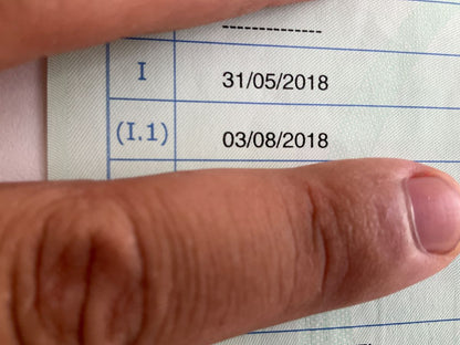 1º matriculación