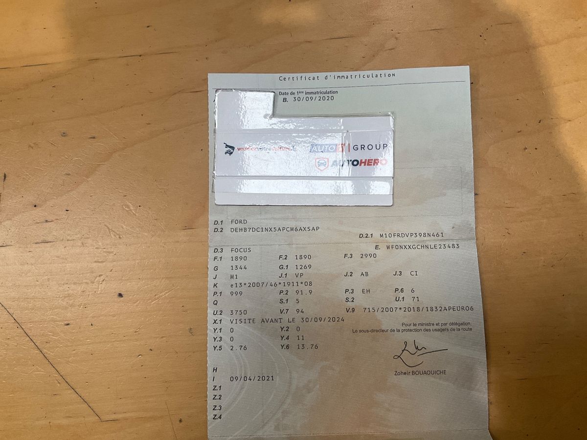 1º matriculación