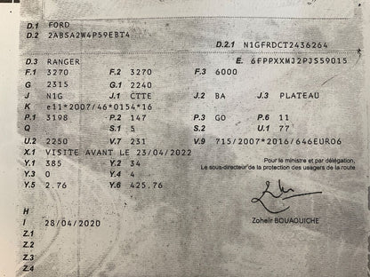 1º matriculación
