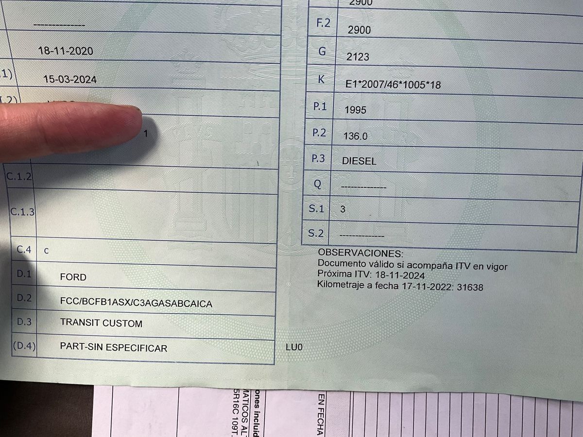 1º matriculación