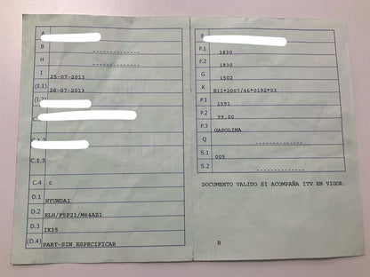1º matriculación