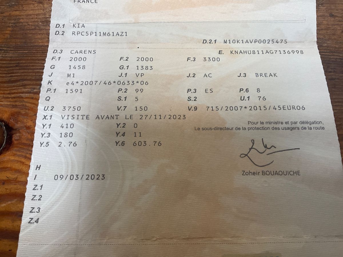1º matriculación