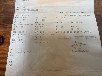 1º matriculación