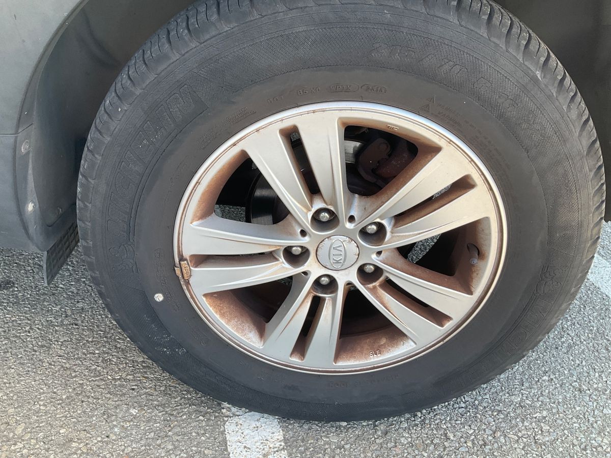 Rear left tire