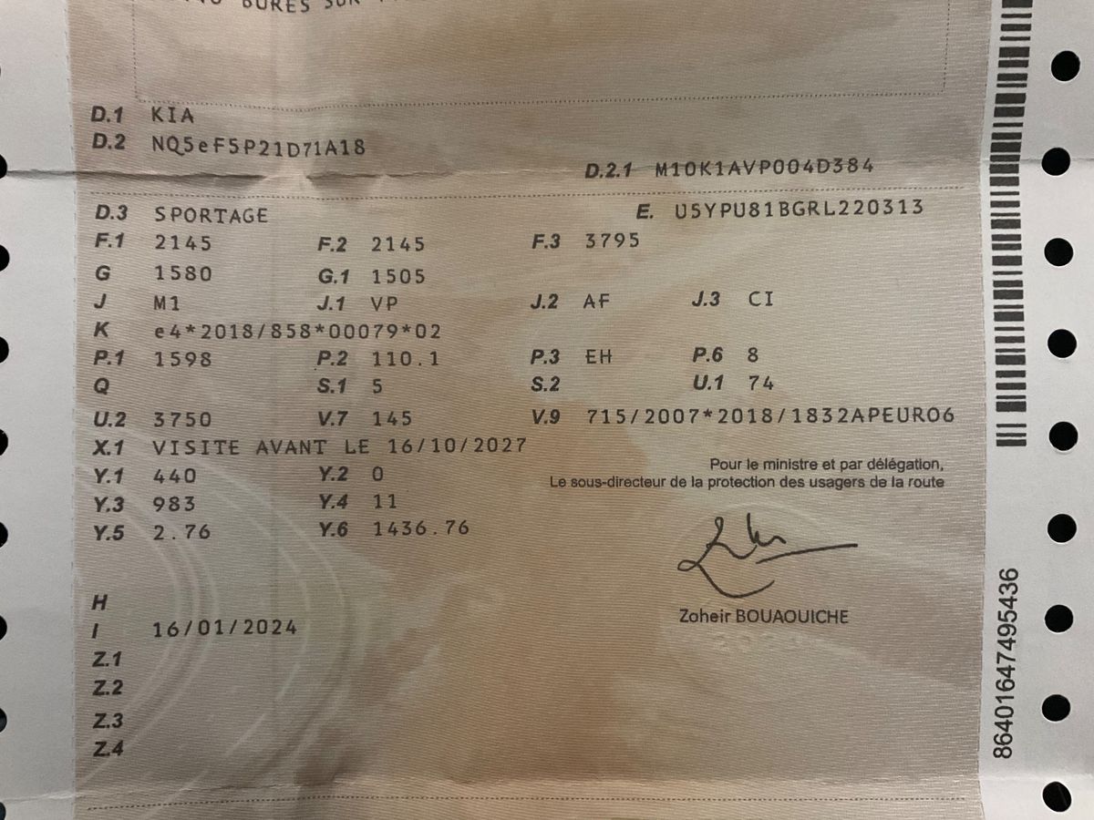1º matriculación
