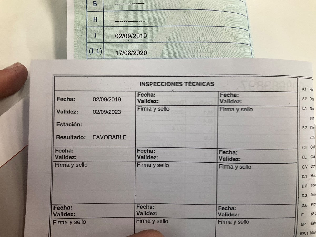 1º matriculación