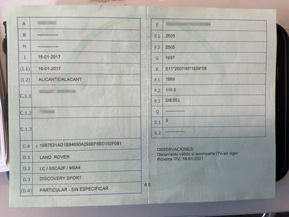 1º matriculación