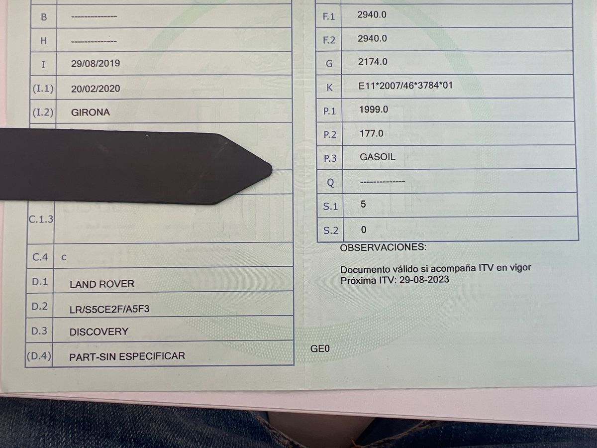1º matriculación