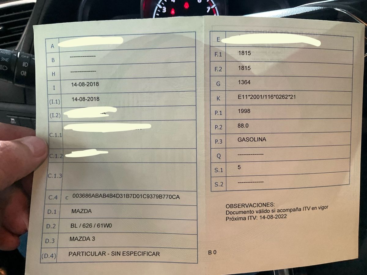 1º matriculación