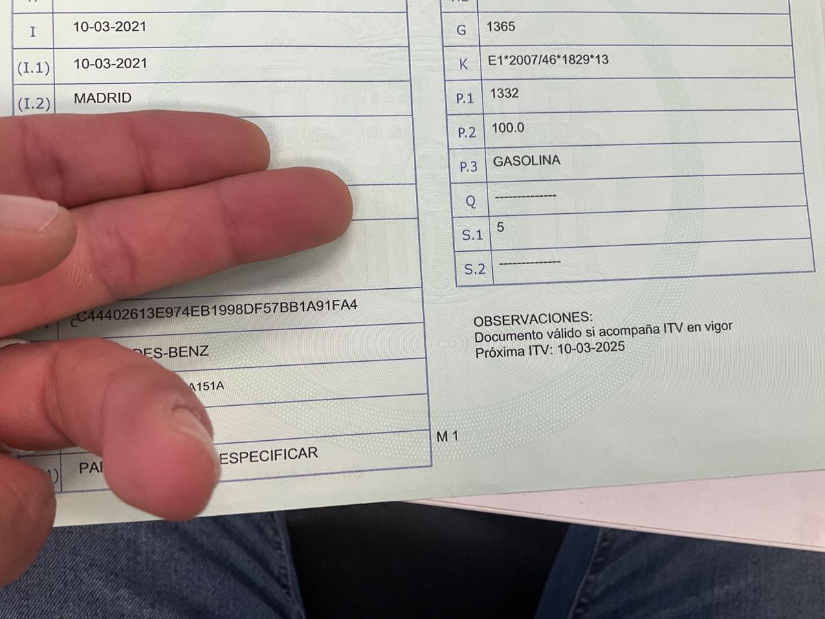 1º matriculación