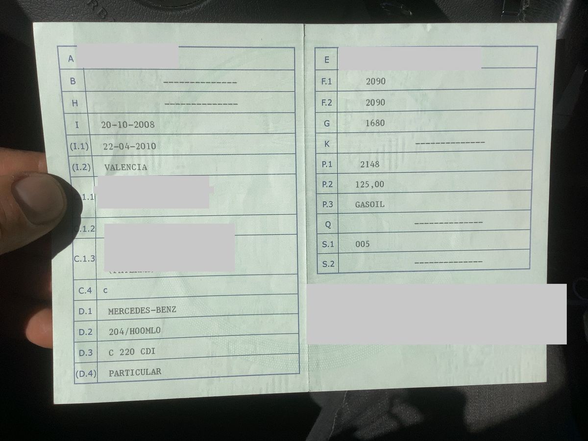 1º matriculación