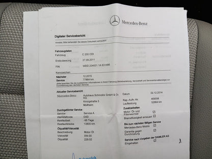 Mercedes-Benz C200 CDI Lim Aut. Avantgarde Navi AHK Kamera 110923499 13