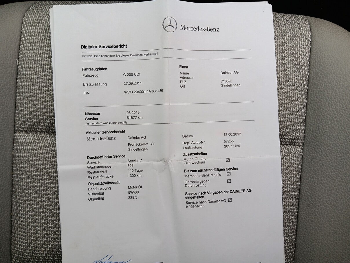 Mercedes-Benz C200 CDI Lim Aut. Avantgarde Navi AHK Kamera 110923499 11