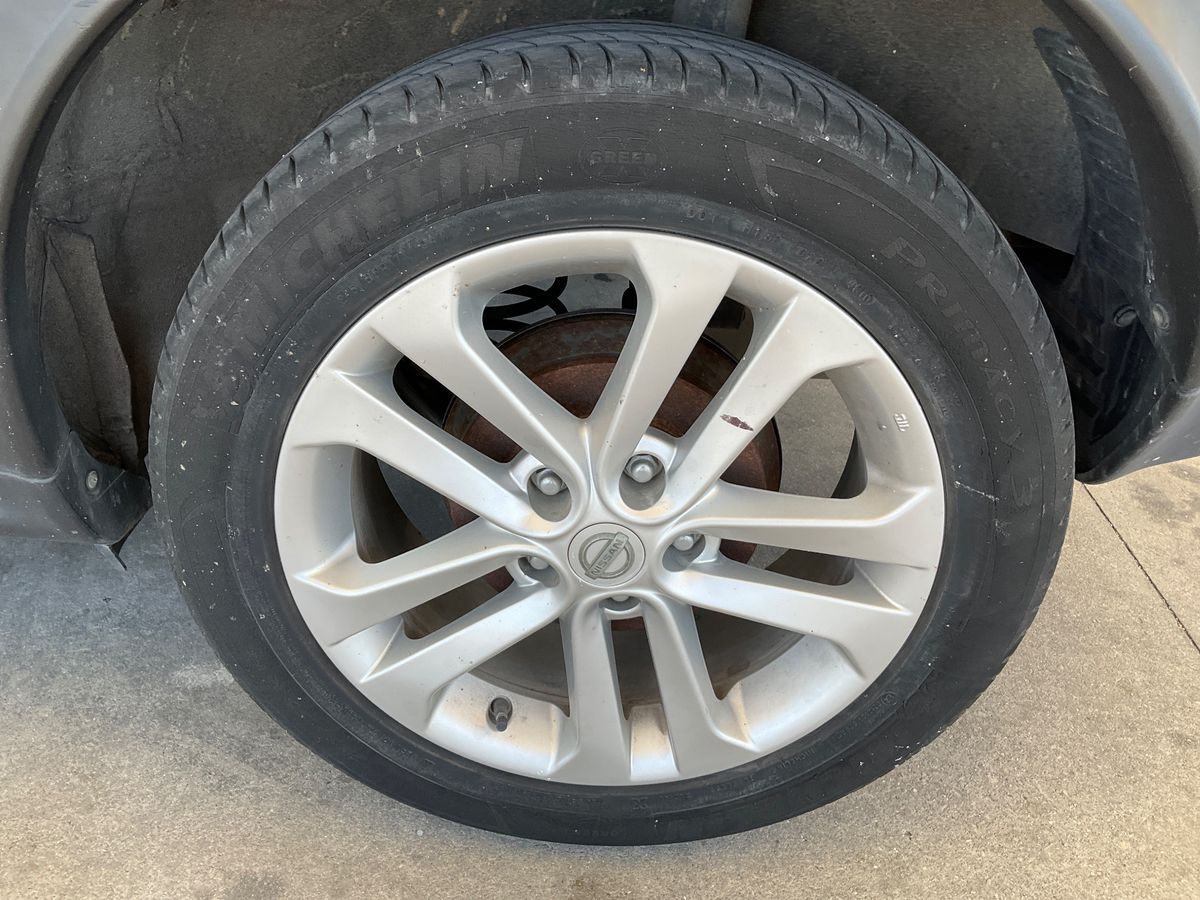 Rear left tire