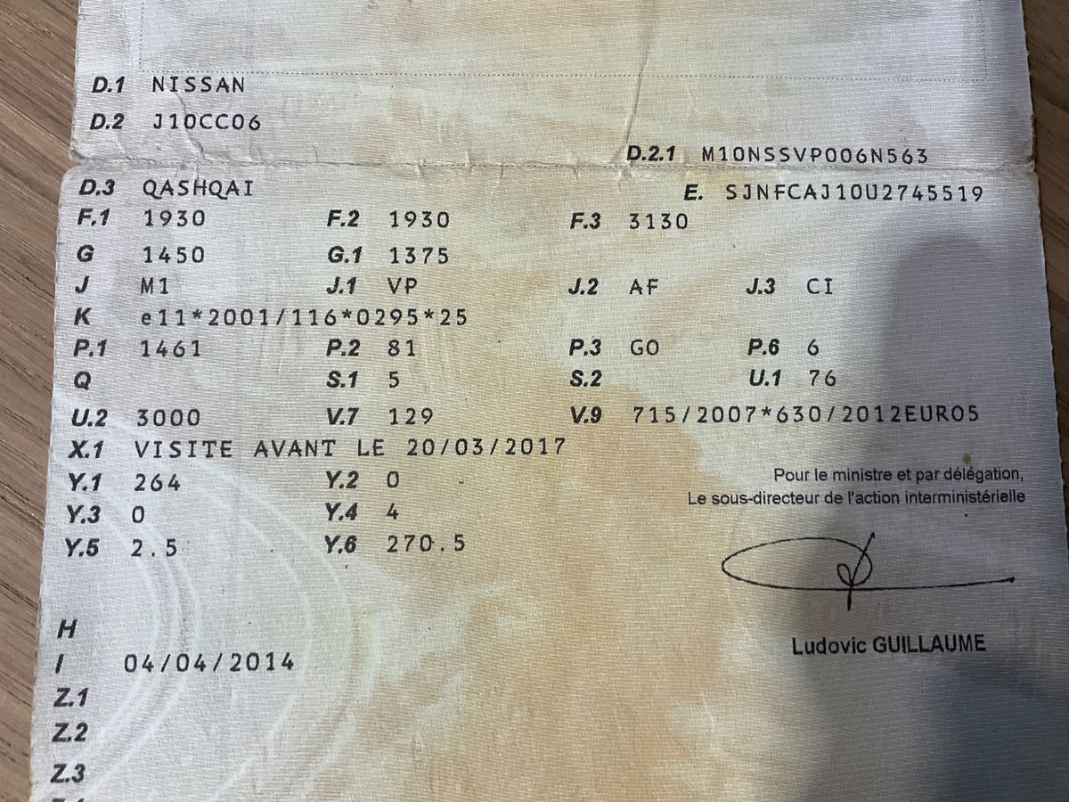1º matriculación