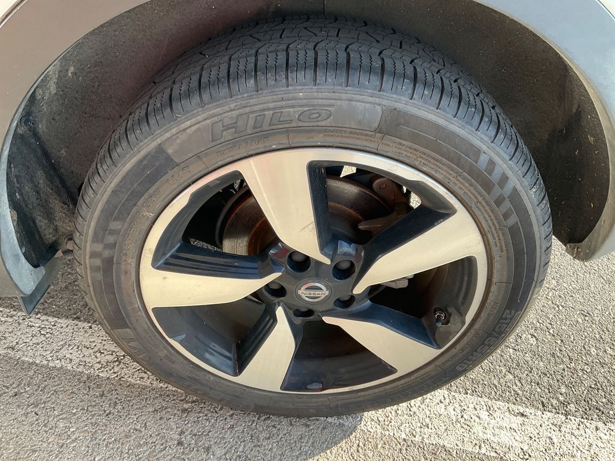 Rear left tire