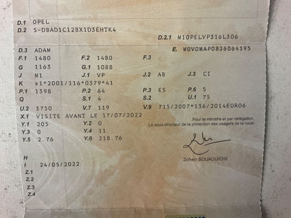1º matriculación