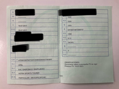 1º matriculación
