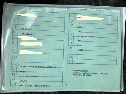 1º matriculación