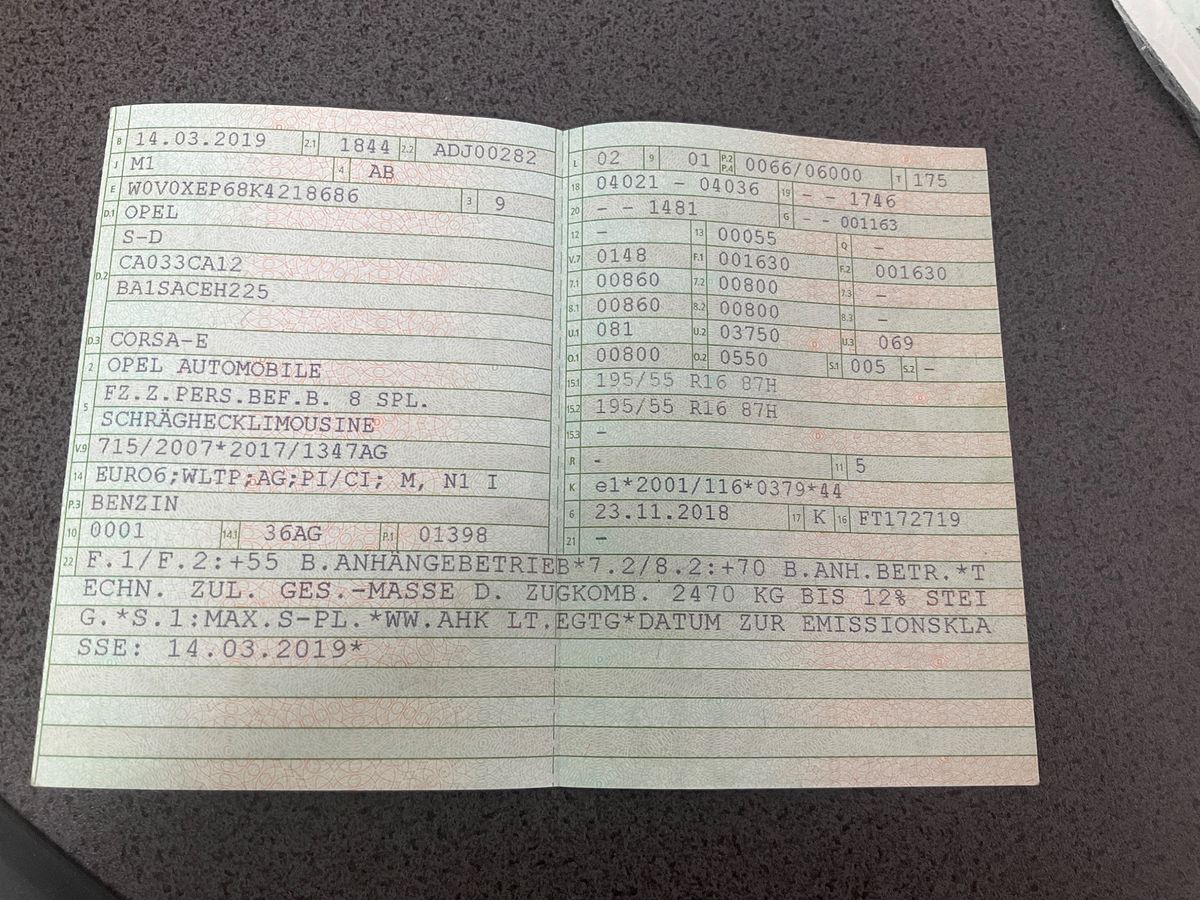 1º matriculación